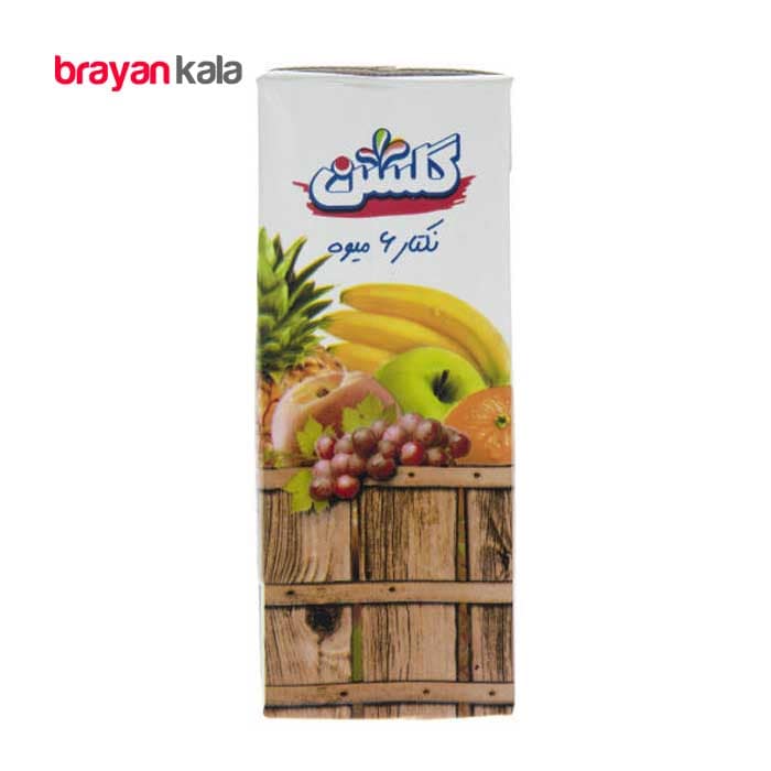 عکس اصلی نکتار 6 میوه گلشن حجم 200 میلی لیتر